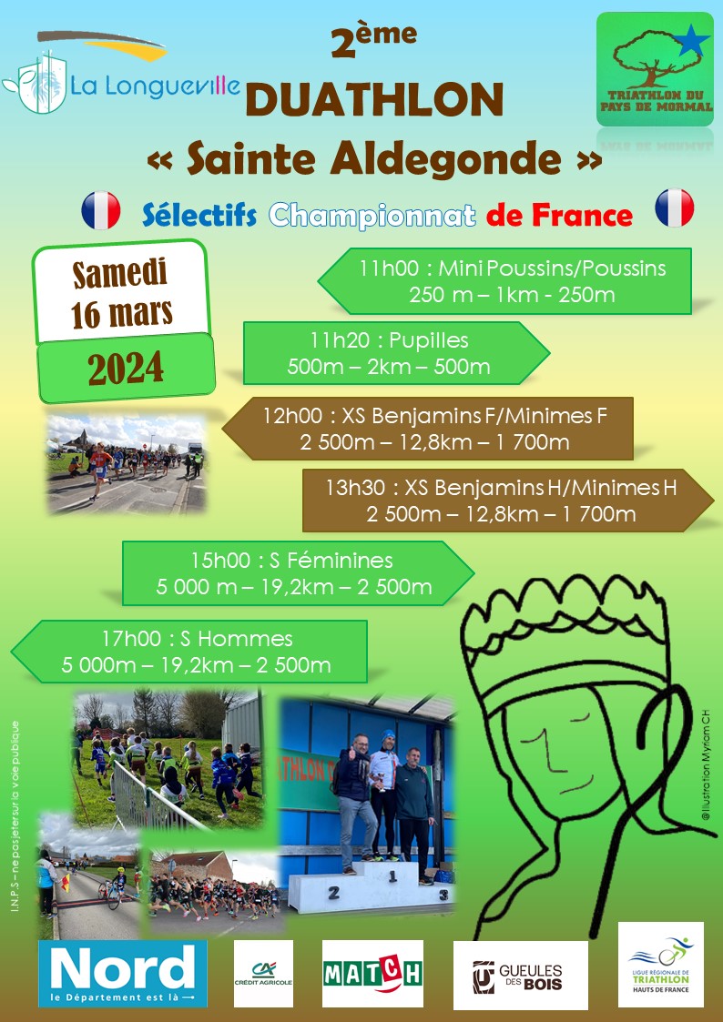 Duathlon 2ième édition du 16 Mars 2024